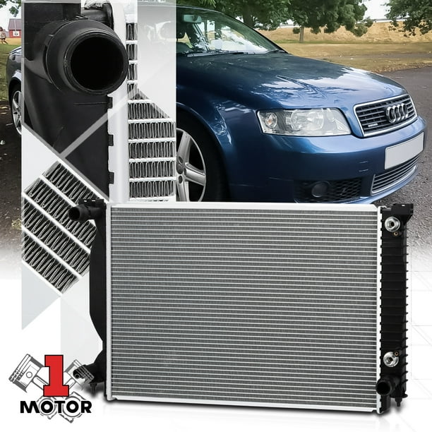 DNA Motoring OEM-RA-2590 2590 OE Style Bolt-On Aluminum Core Radiator Replacement 